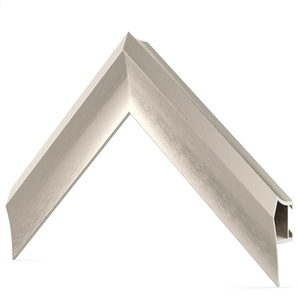 Deco German silver bezel corner sample
